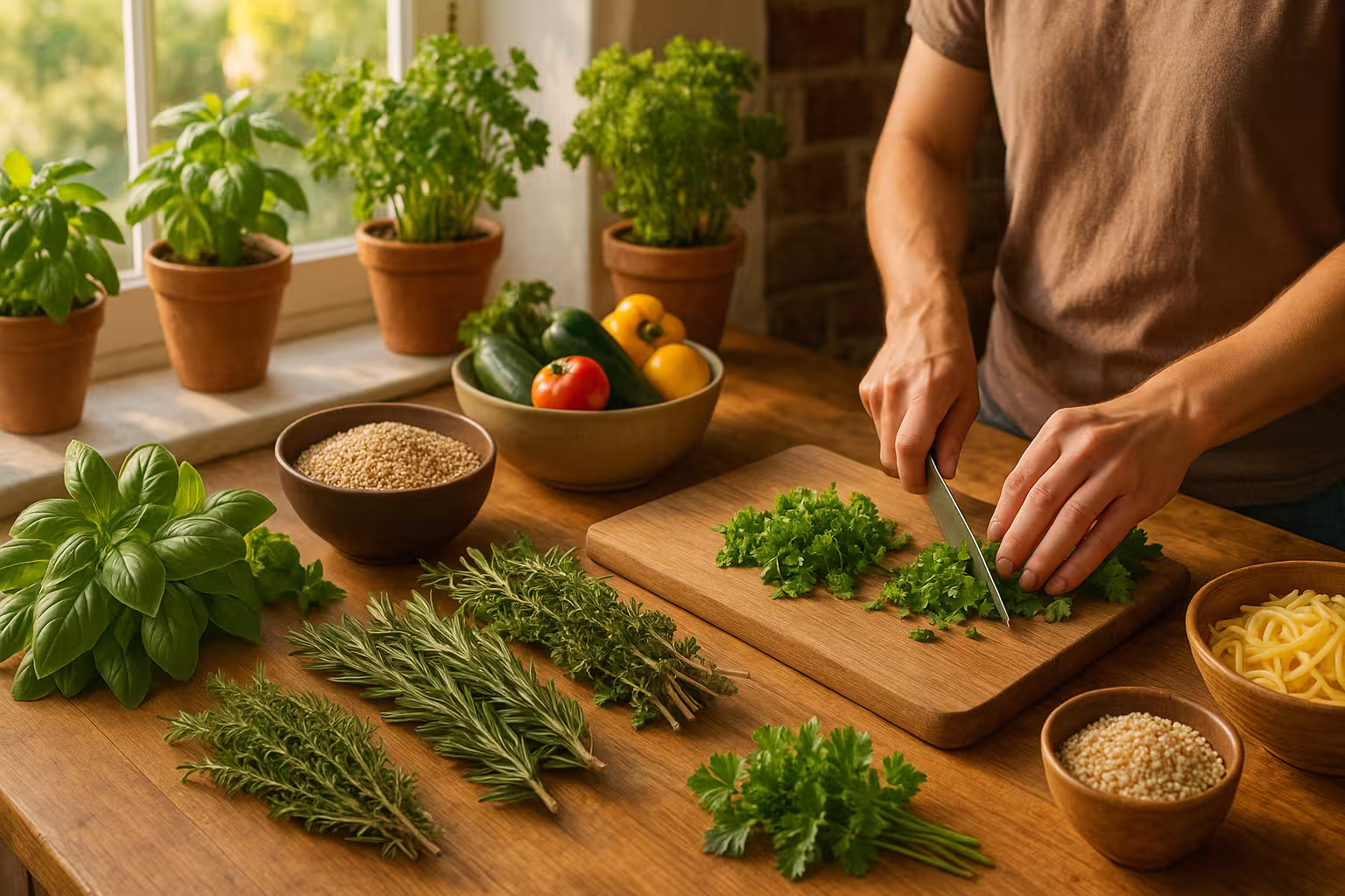 Using Homegrown Herbs in Gluten-Free Cooking