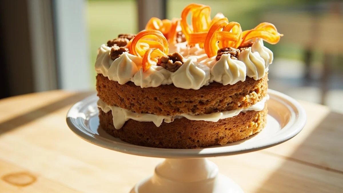 Gluten-Free Carrot Cake with Cream Cheese Frosting