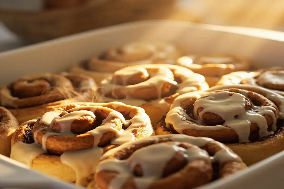 Soft Gluten-Free Cinnamon Rolls with Cream Cheese Glaze
