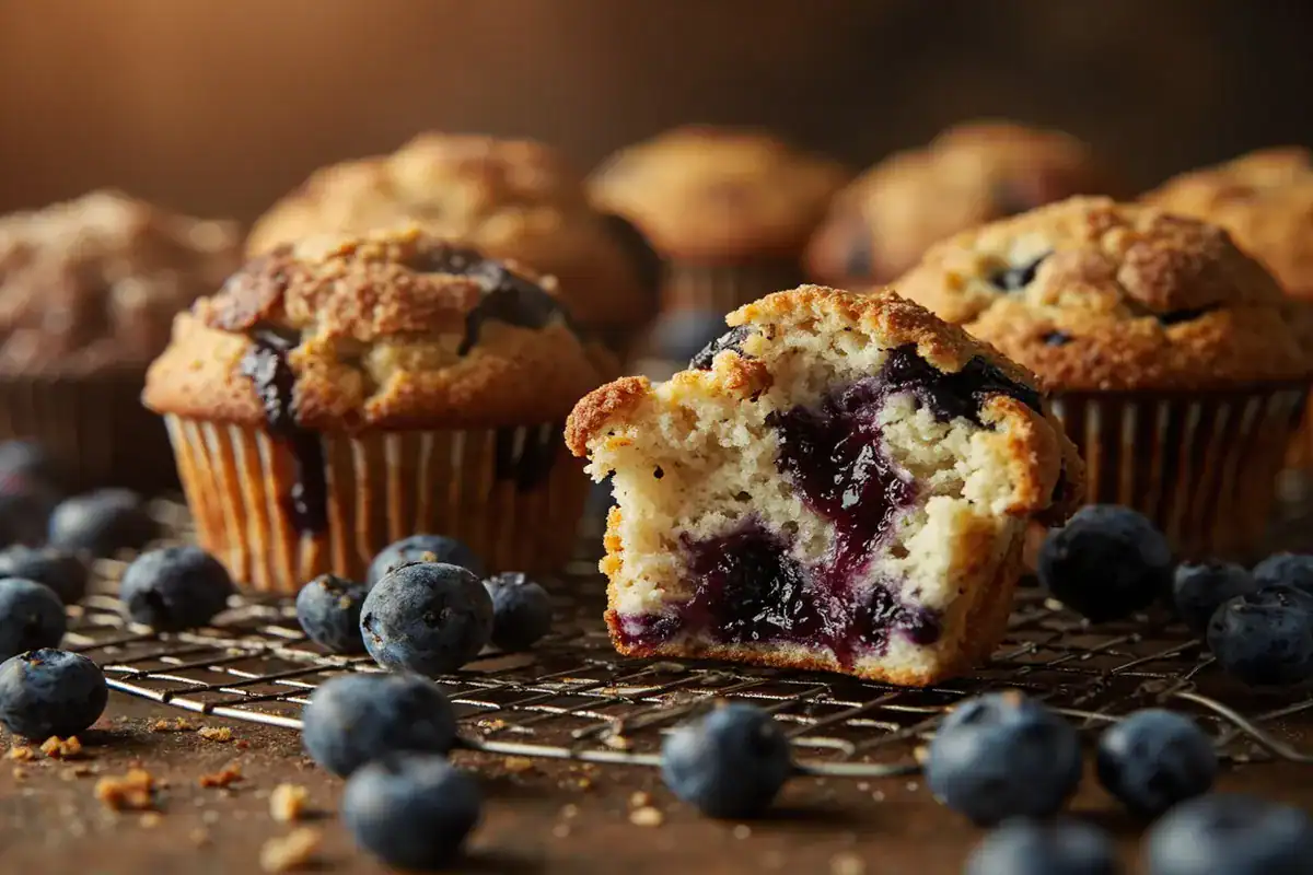 Bakery-Style Gluten-Free Blueberry Muffins at Home