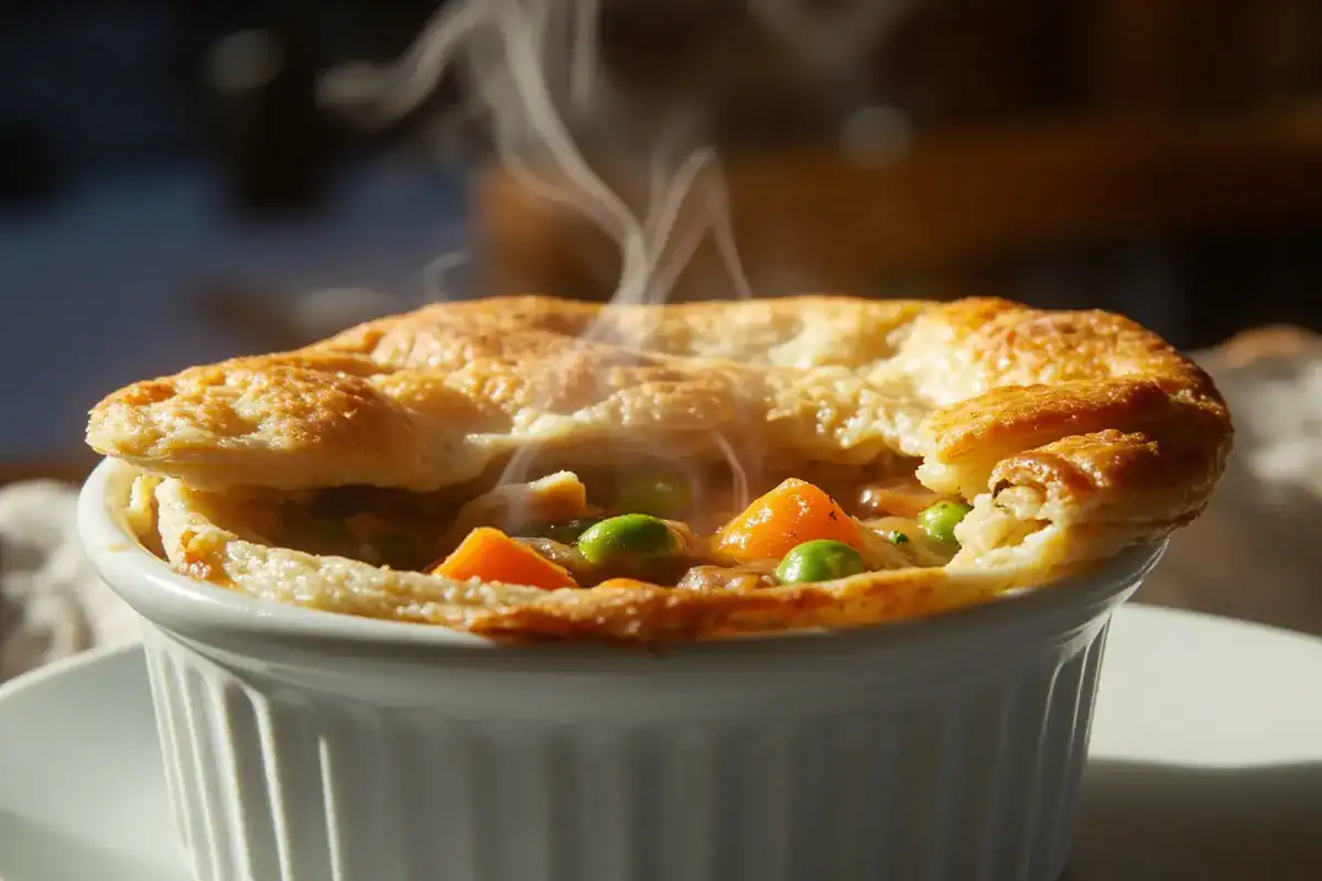 Gluten-Free Chicken Pot Pie with a Flaky Homemade Crust